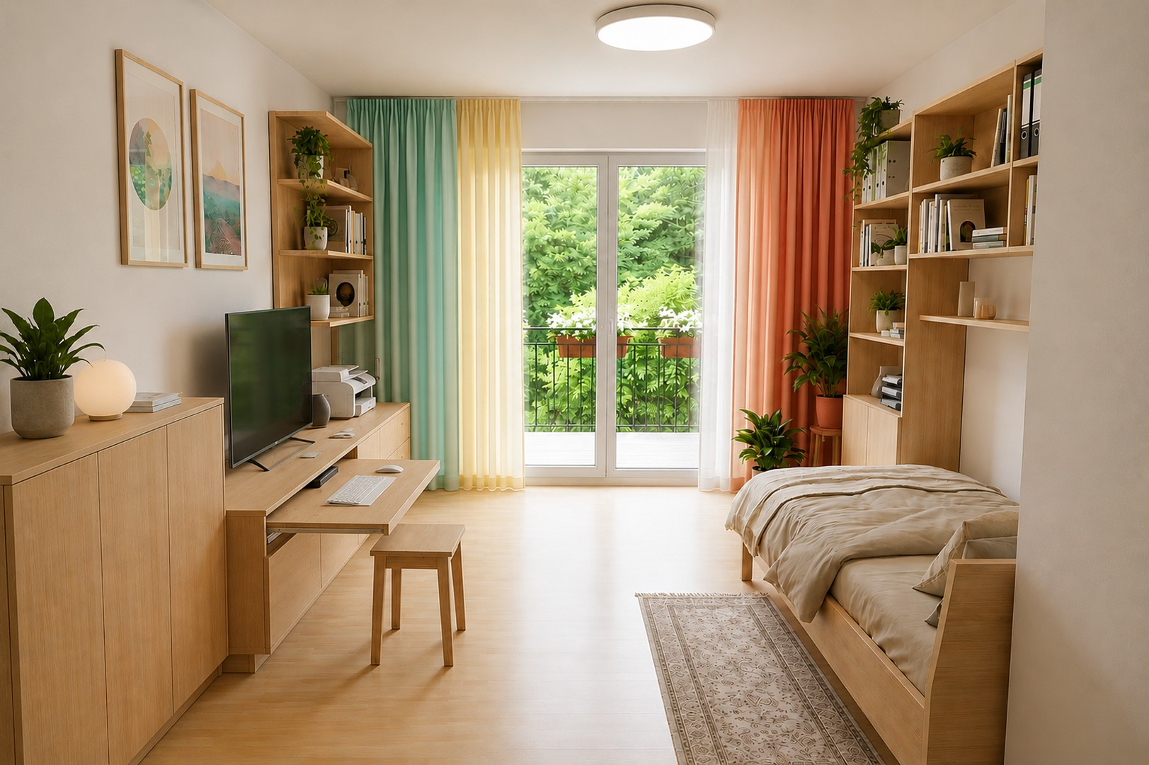 ... oder als Schlafzimmer