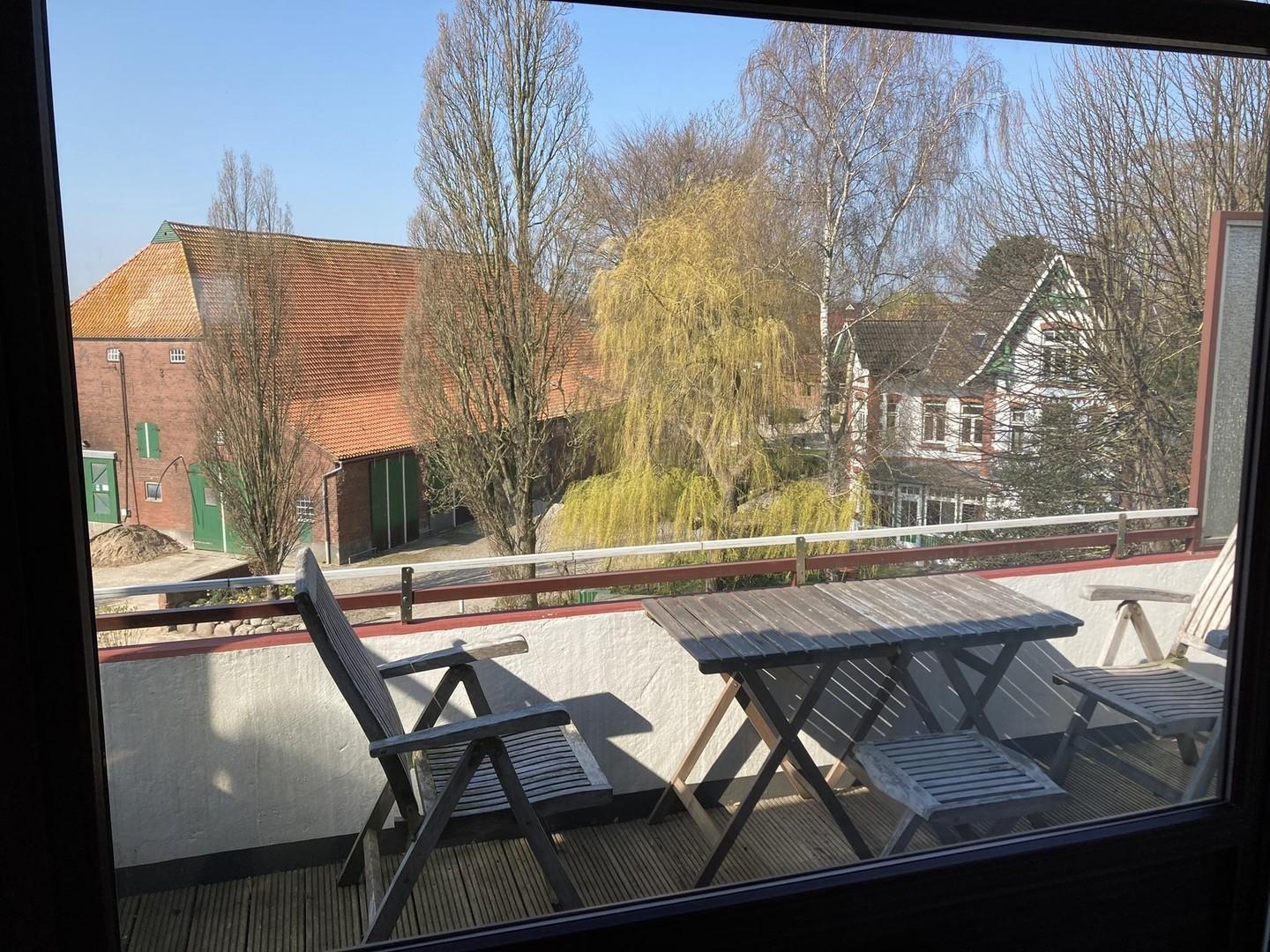Blick auf den Balkon