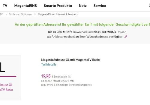 TV-Internetanschluss