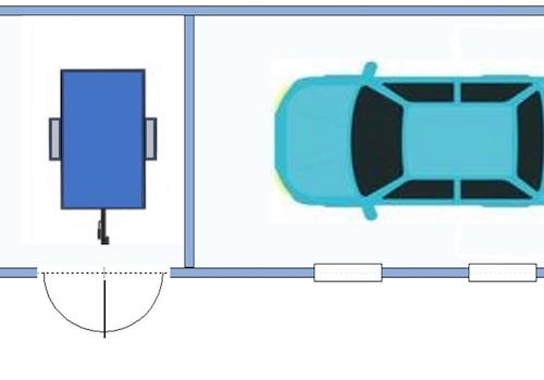 Garage-Auto/Garage-Anhänger