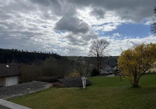 Aussicht vom Balkon