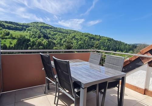 Balkon mit Ausblick
