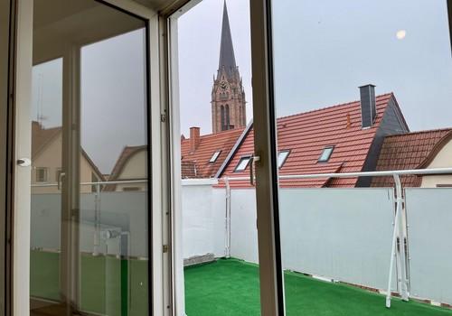 Balkon Blick Nord West