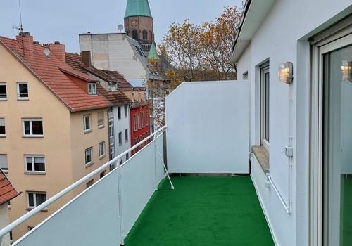 Balkon Blick Nord