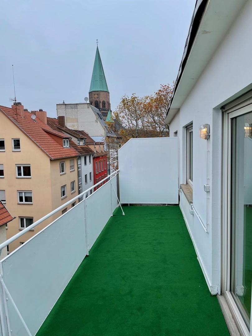 Balkon Blick Nord