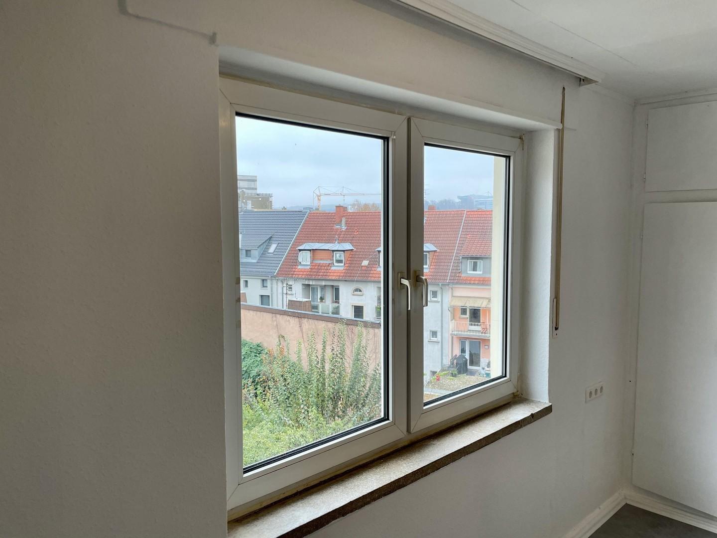 Blick Fenster Wohnküche