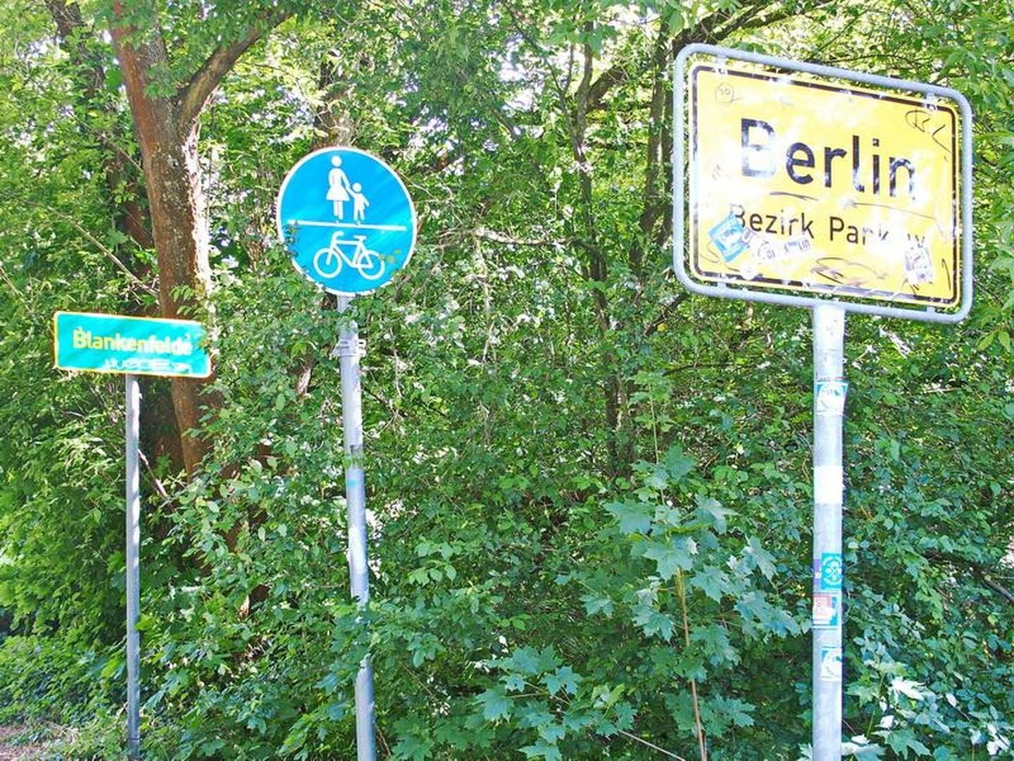 Grenze Schildow nach Berlin
