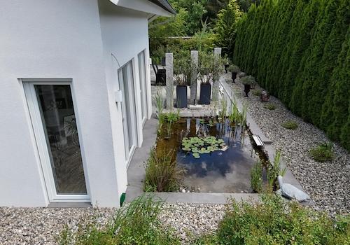 Südterrasse mit Teich (2)