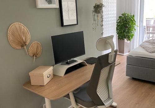 Homeoffice Platz im Schlafzi.