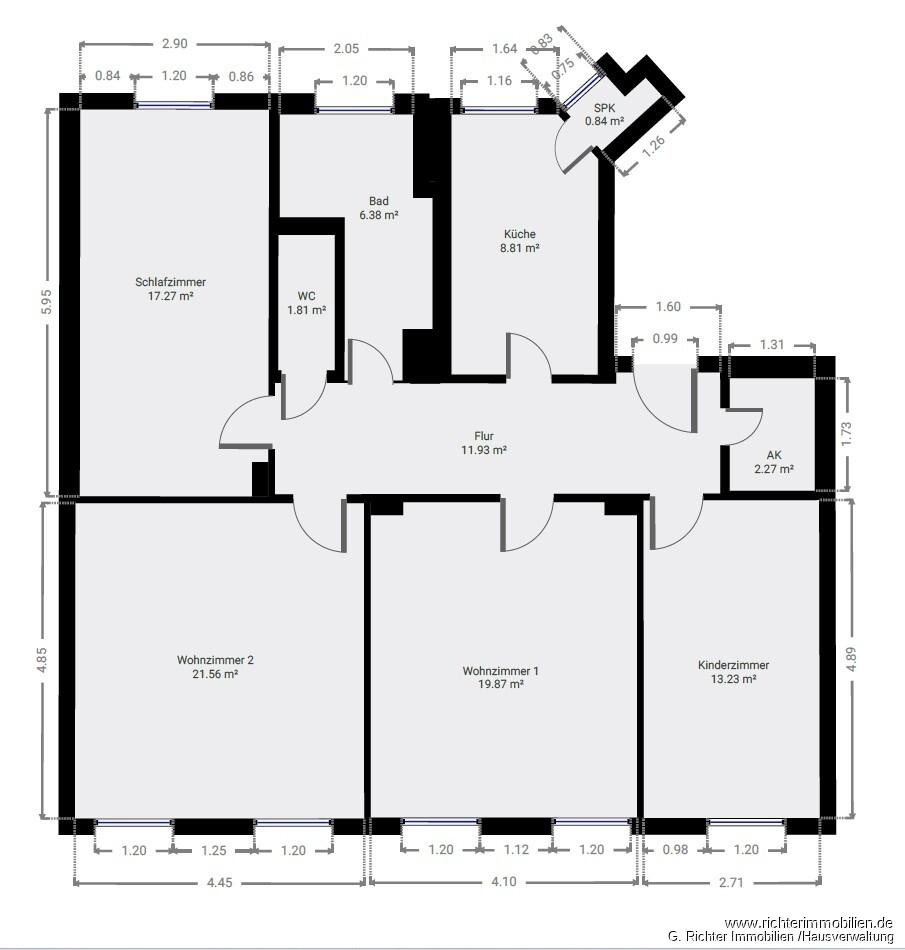 Grundriss WE 2