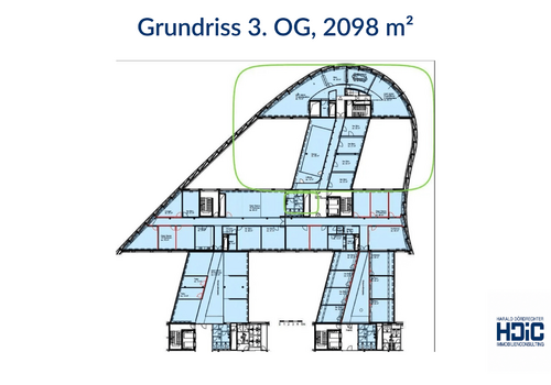Grundriss 3. OG, 2098 m_
