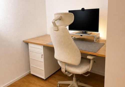 Arbeitsecke im Hobbyraum