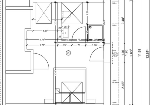 Grundriss Dachstudio