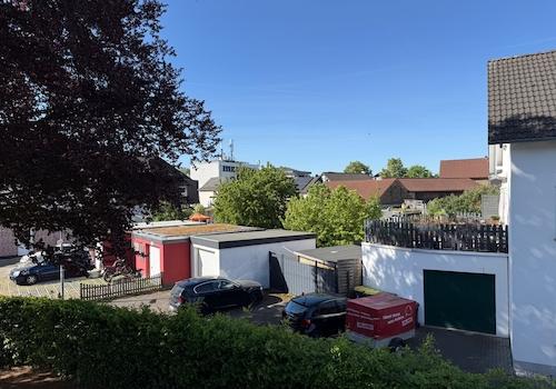 Blick vom balkon