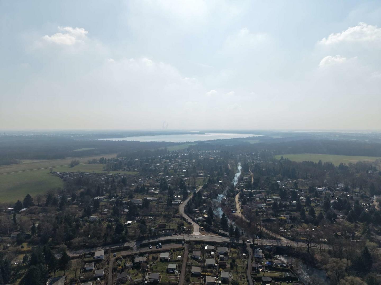 Ansicht Süden zum Cospudener See