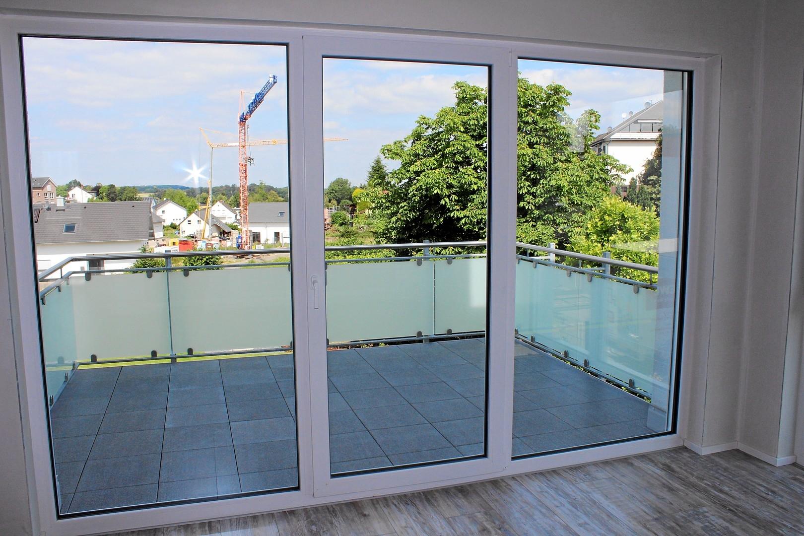 Balkon und Aussicht