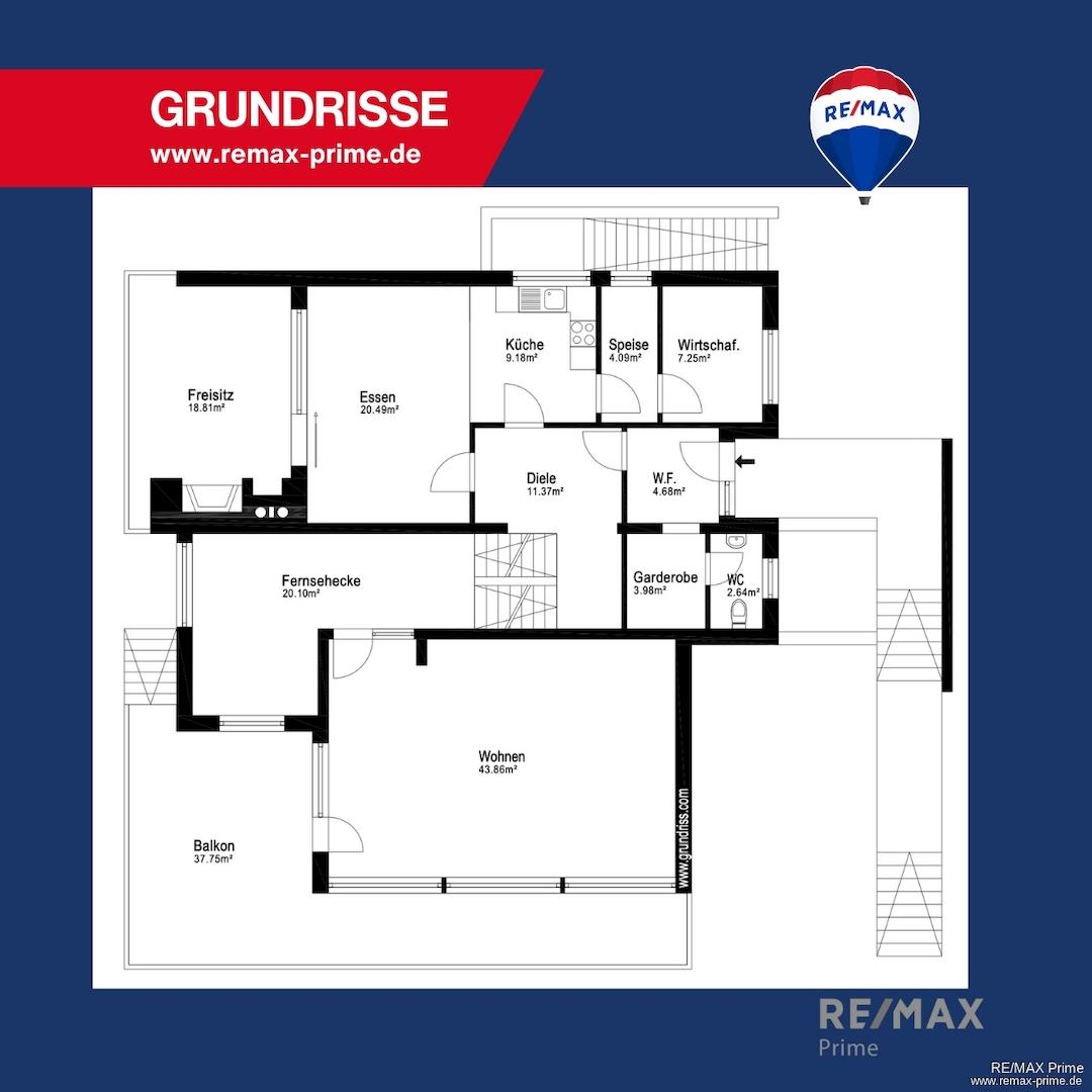 Grundriss Erdgeschoß