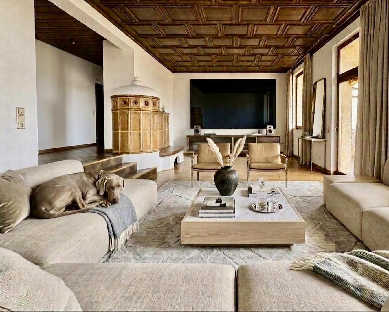 Wohnzimmer 3,40 m Höhe