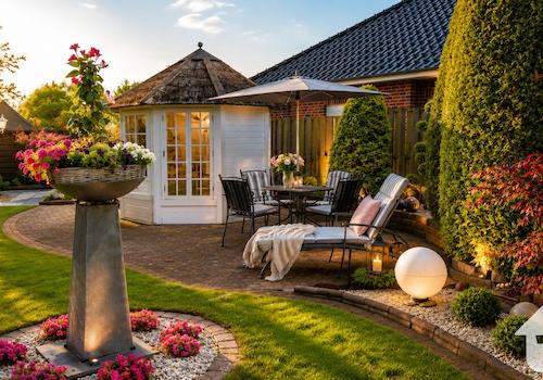 Sitzgruppe im Garten