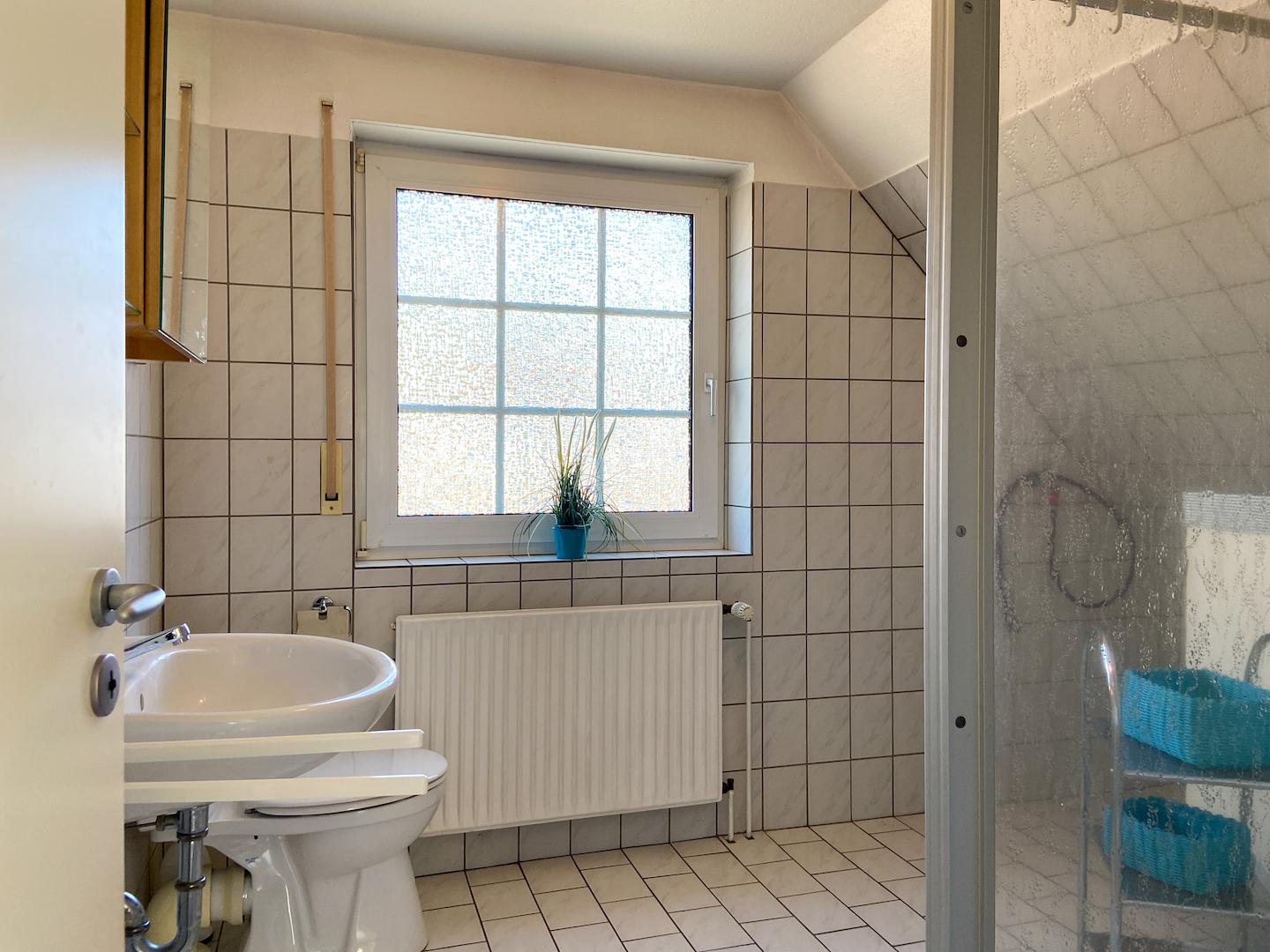 Ein geräumiges Duschbad!