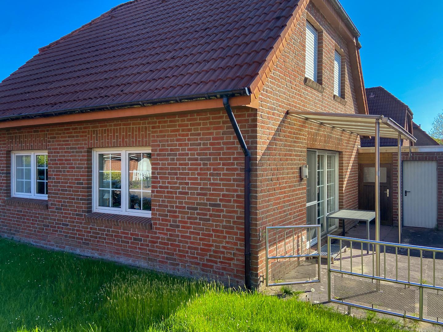 Geschlossener Terrassenbereich