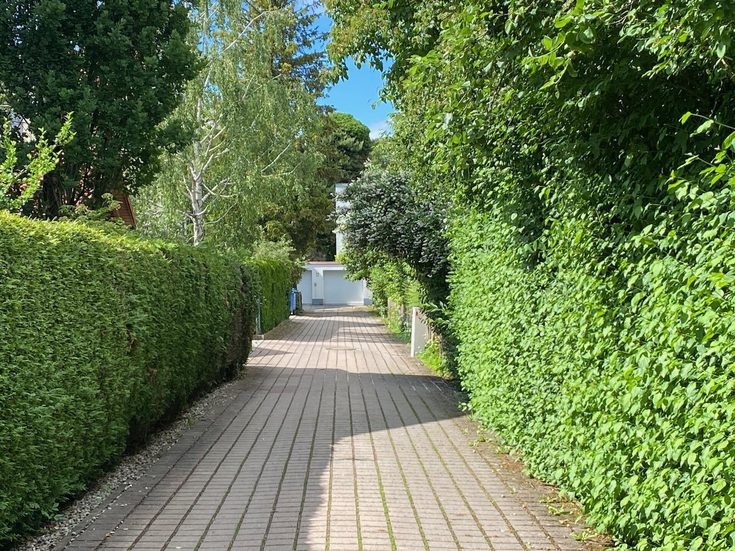 Zufahrt zum Haus
