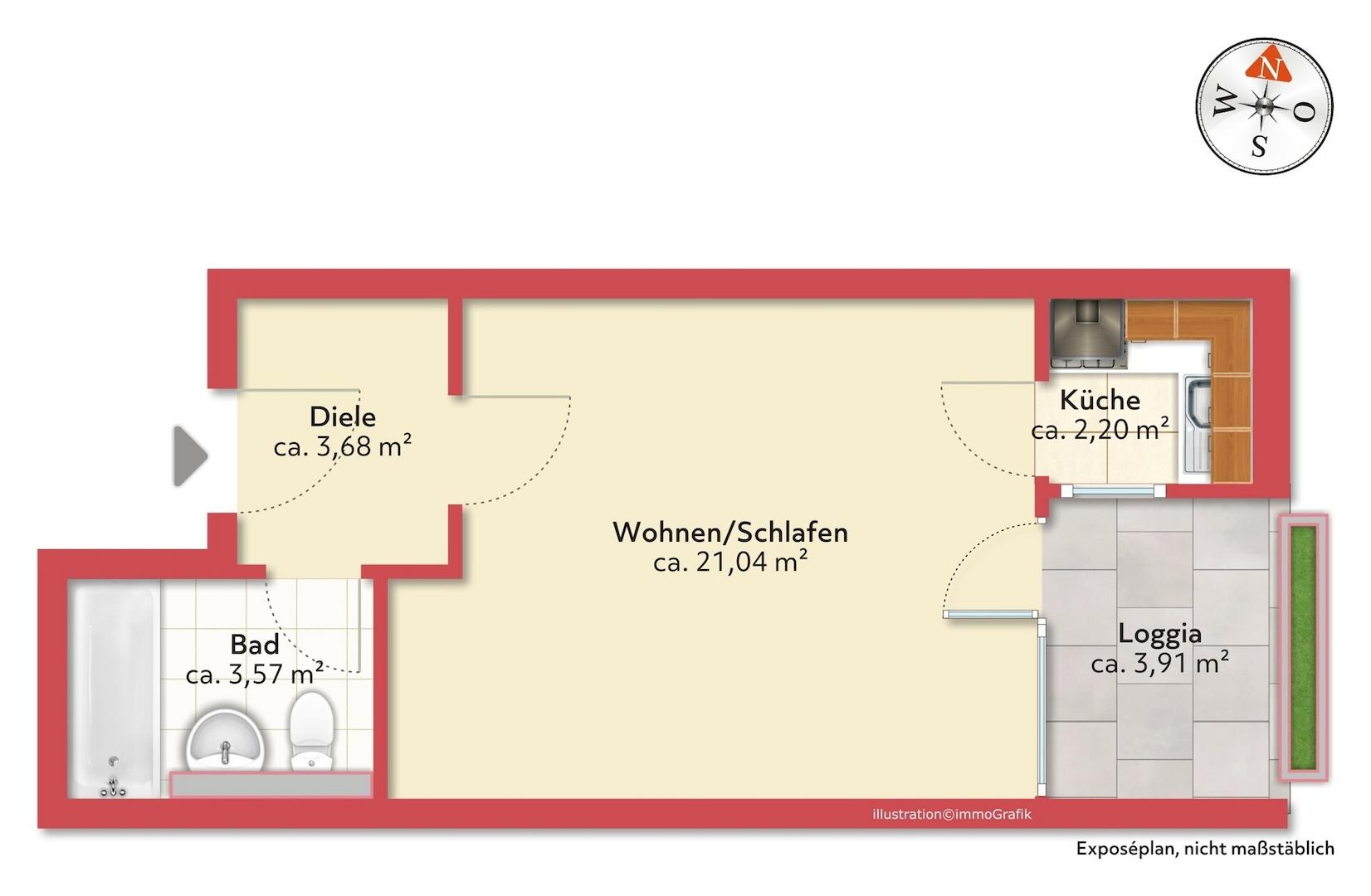 Grundriss 1. OG