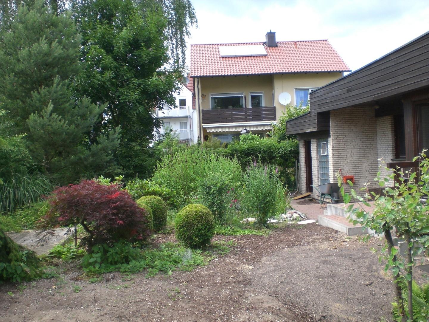 Rückseite Garten