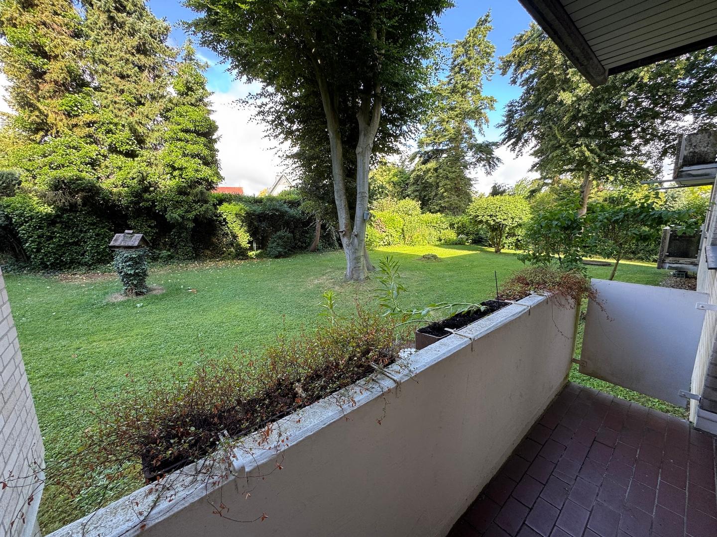 Blick vom Balkon