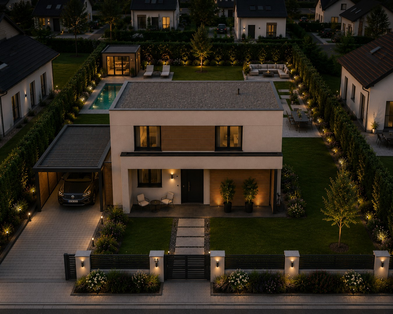 Villa-Unica-125-Ansicht-abend