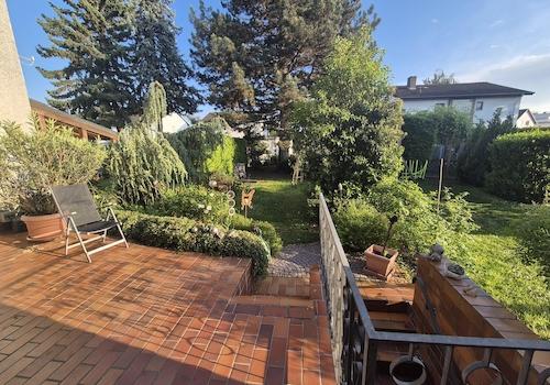 Terrasse Abendlicht