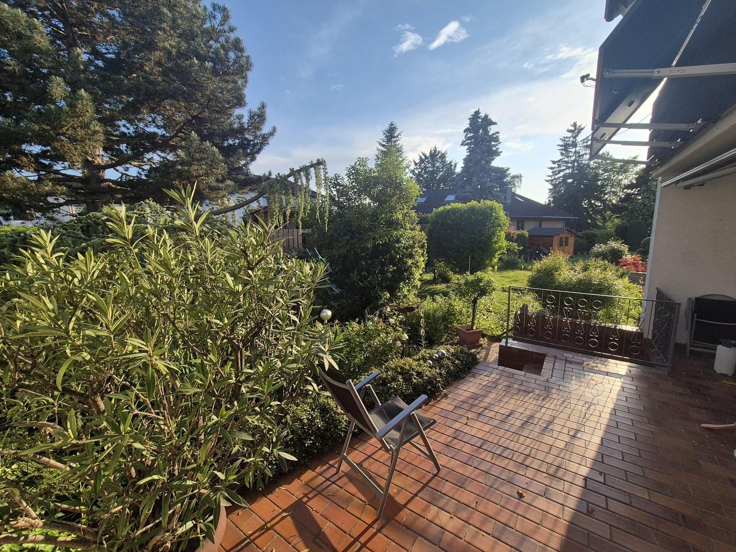 Terrasse Abendlicht Westen