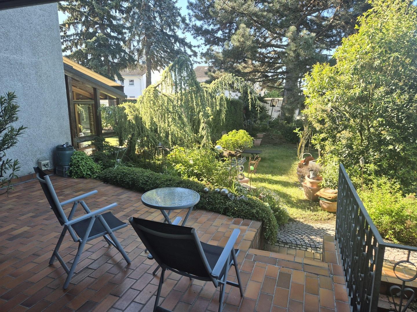 Terrasse Morgenlicht