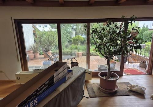 Ausblick Wohnzimmer