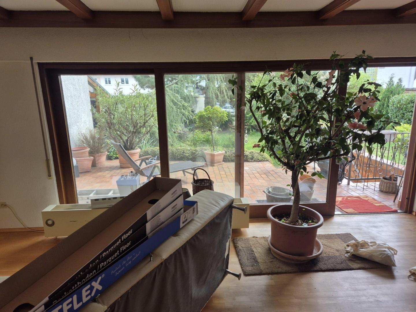 Ausblick Wohnzimmer
