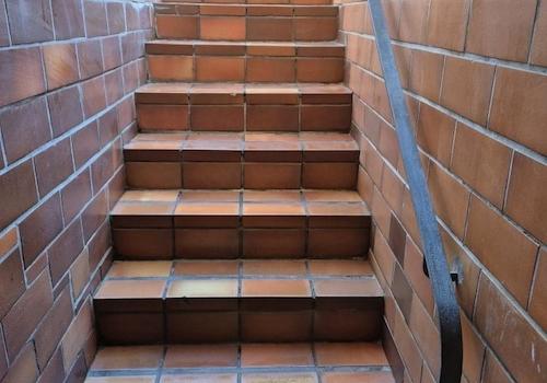 Kellertreppe zum Garten