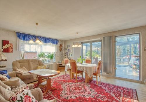 Wohnzimmer und Wintergarten