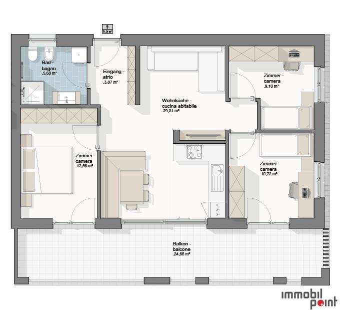Wohnung 9