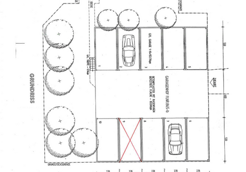 Grundriss Garage