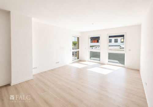 Zugang vom Wohnzimmer zum Balkon