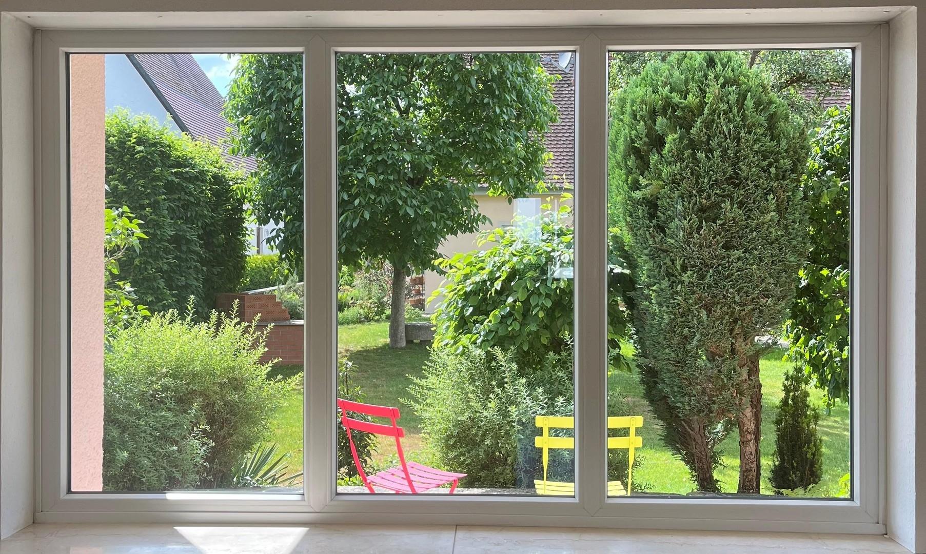 Blick auf Terrasse