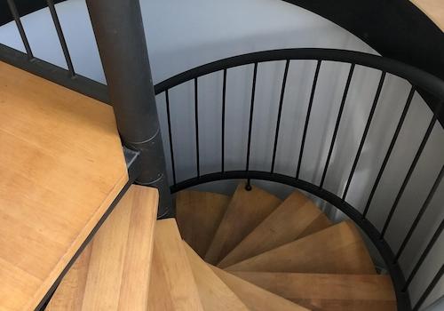 innenliegende Treppe 