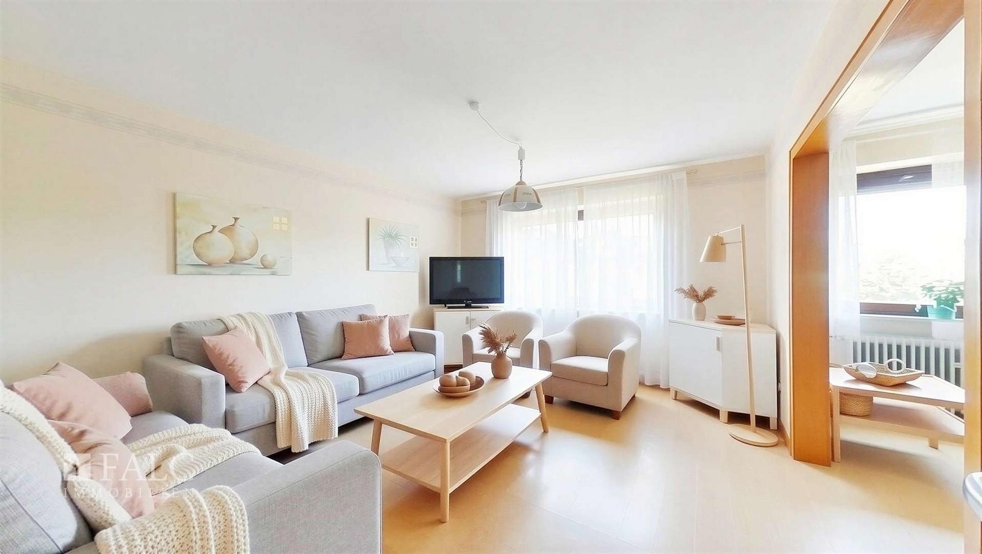 Wohnzimmer OG - (KI generiertes Einrichtungsbeispiel)