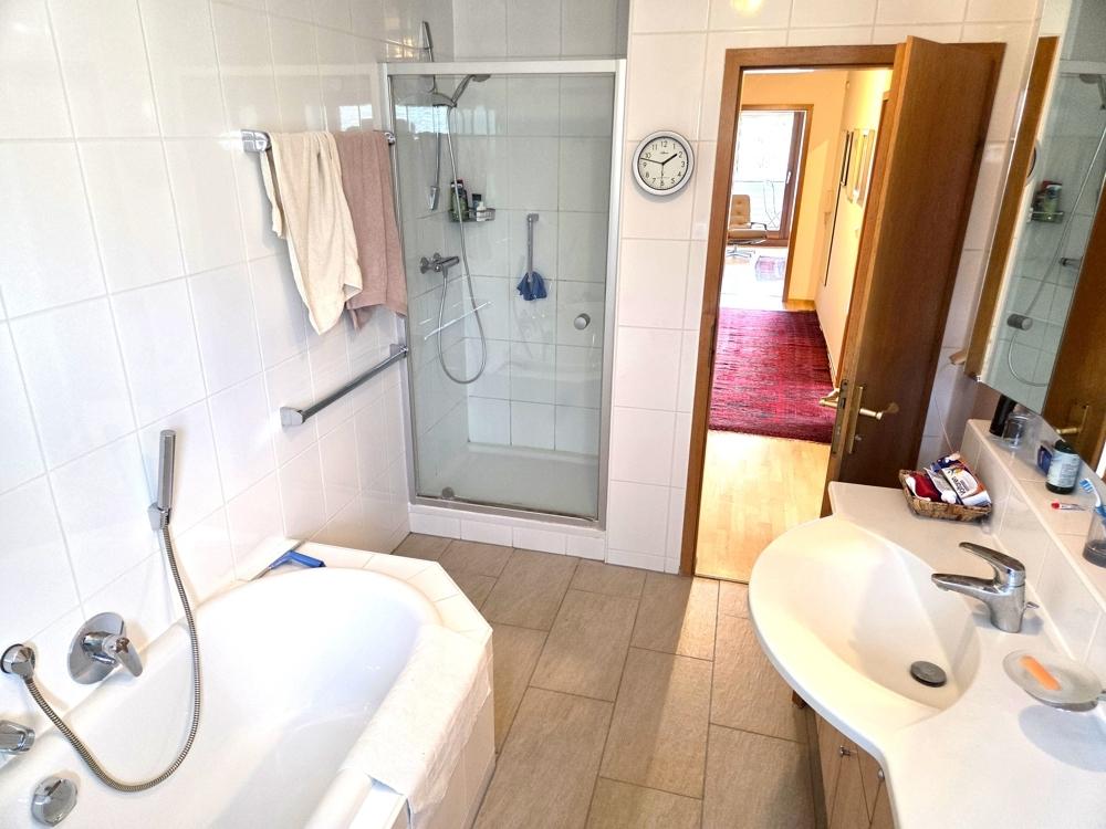 modernes Tageslicht-Badezimmer