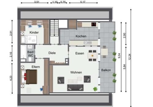 Grundriss DG