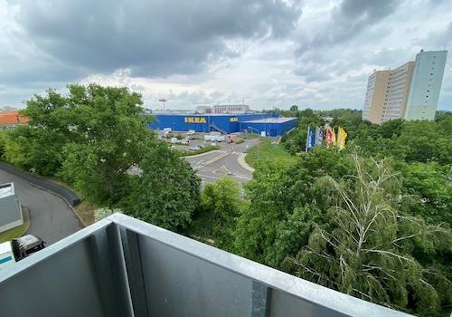 Ausblick vom Balkon