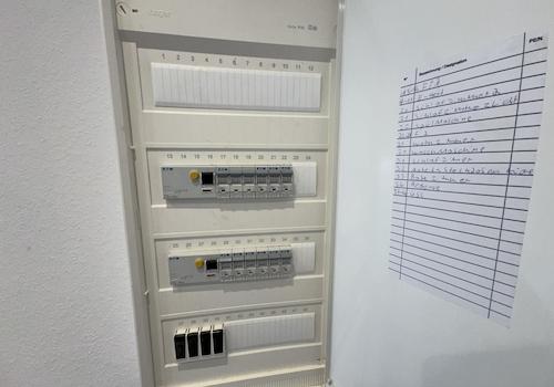 Neue Elektrik/Unterverteilung