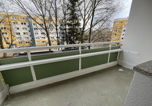 Blick vom Balkon