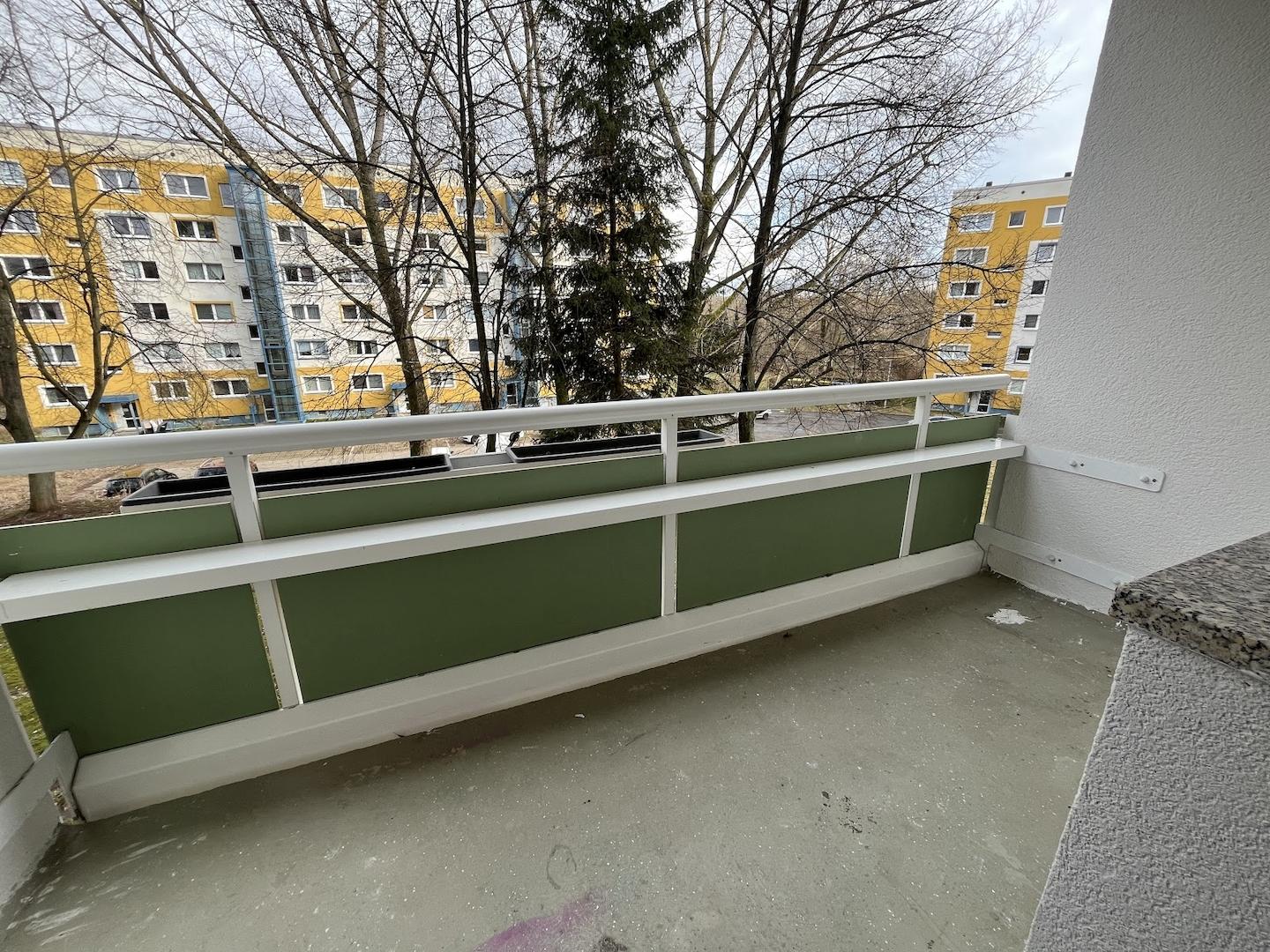Blick vom Balkon