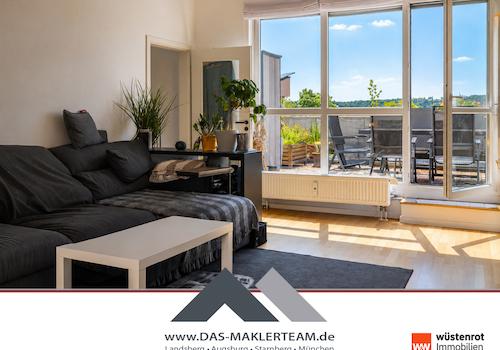Sonne, Ruhe, Zuhause - Stilvolle Dachgeschosswohnung mit großer Südterrasse
